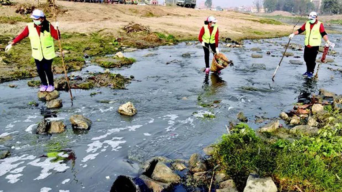 वाग्मती सफाइको पाँच सय हप्ता : २० हजार टन फोहर निकालियो