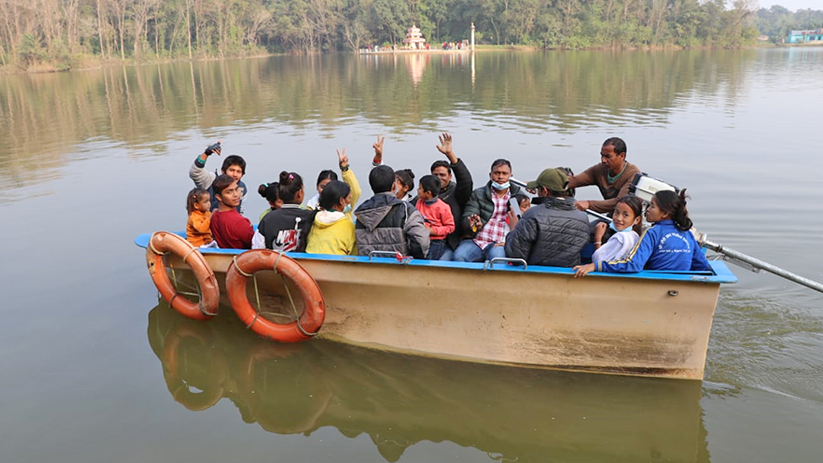 पर्यटकीय गन्तव्य बन्दै दाङको जखेरा ताल