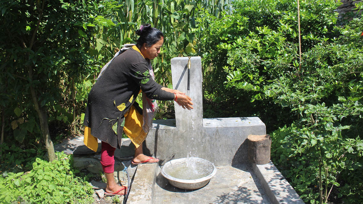 धारापानीमा ‘एक घर, एक धारा’