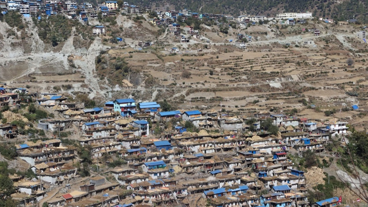 जथाभावी डोजर चलाउँदा मुगुका १५० बस्ती पहिरोको उच्च जोखिममा