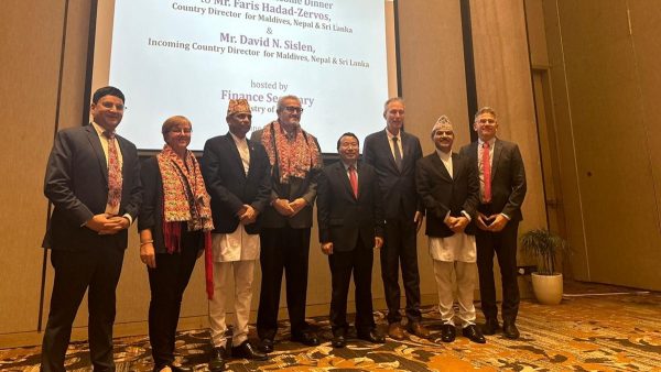 माल्दिभ्स, श्रीलंका र नेपालका लागि विश्व बैंकको देशीय निर्देशकमा सिस्लेन