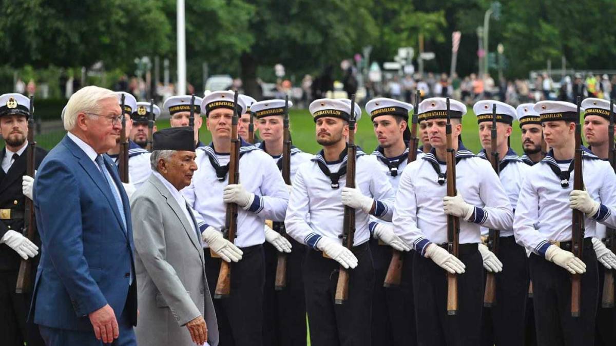 राष्ट्रपति पौडेललाई गार्ड अफ अनर