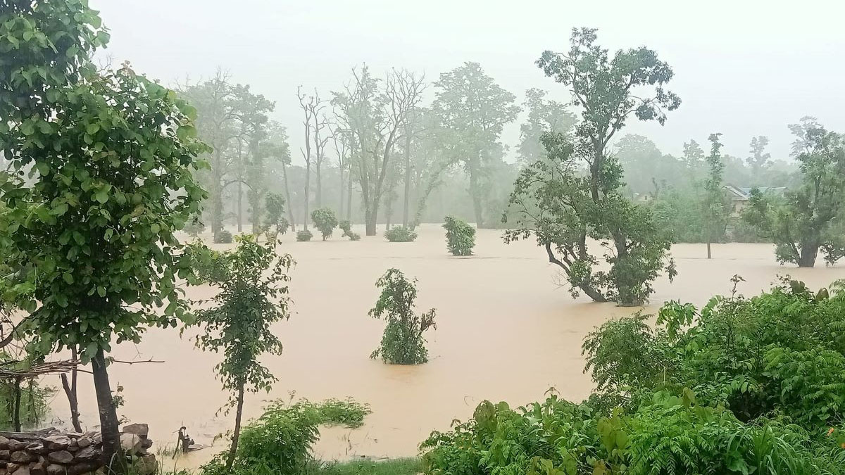 राप्तीको बाढीमा फसेर एक जना बेपत्ता, दुईको उद्धार