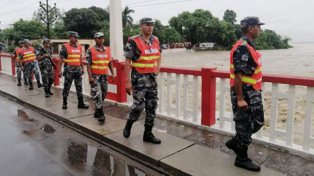 सप्तकोशी नदीमा पानीको सतह बढेपछि सतर्क रहन सुरक्षा निकायको आग्रह