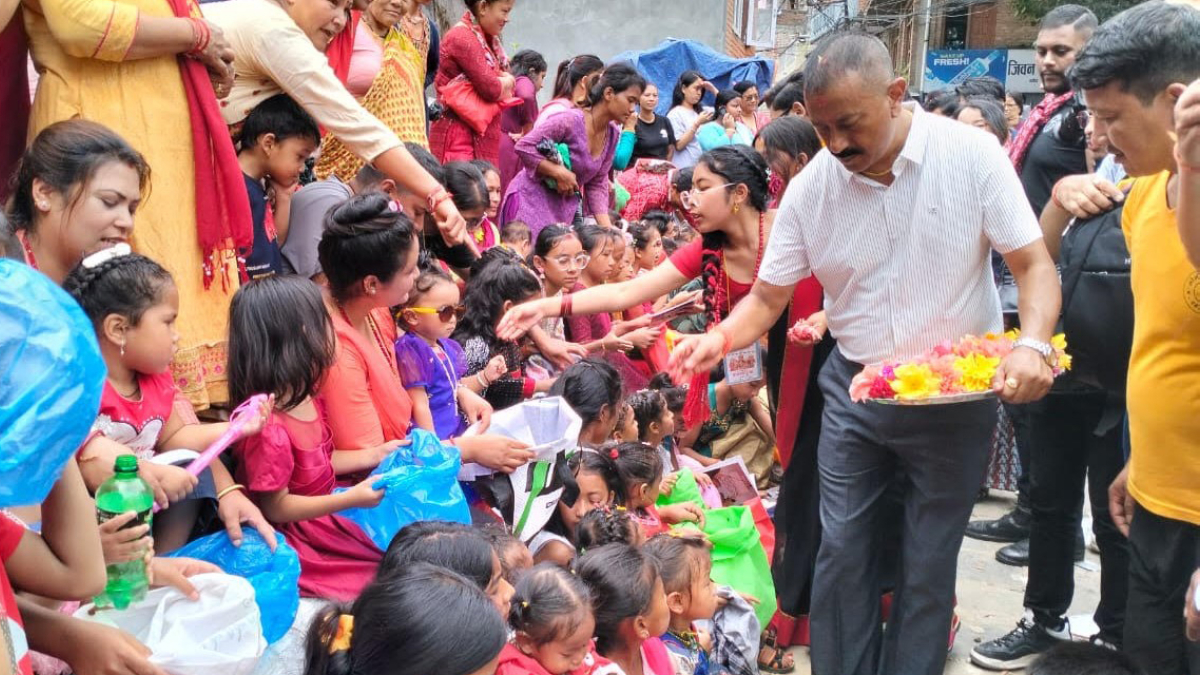 काभ्रेमा १० हजार कन्या पुजिए