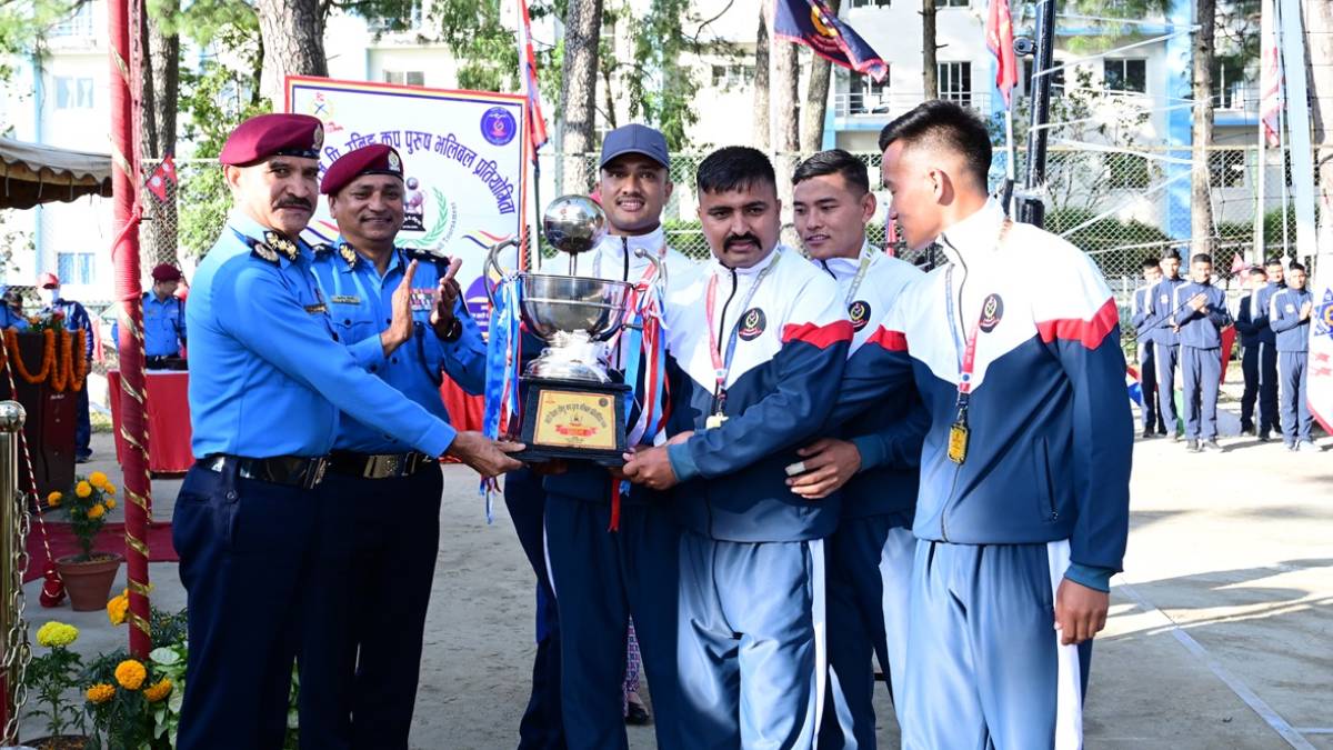 आईजीपी रनिङ कप पुरूष भलिबल प्रतियोगिता सम्पन्न