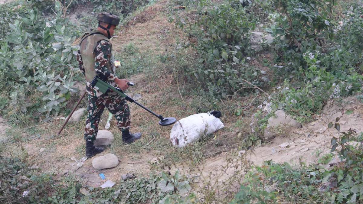 सेनाले निष्कृय पार्‍यो सुनसरीमा भेटिएको शंकास्पद बस्तु