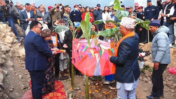 कैलालीको चिसापानीमा जालपादेवी केबलकारको शिलान्यास