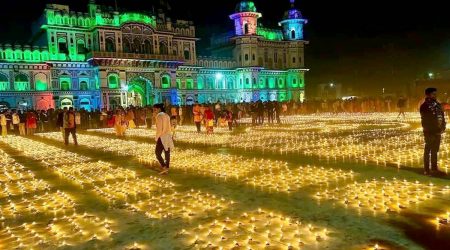 जनकपुरमा एक लाख २५ हजार दीप प्रज्जवलन