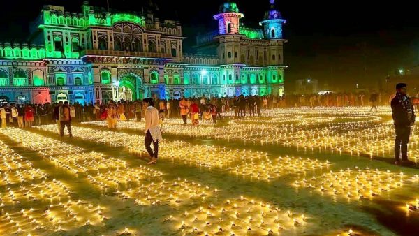 जनकपुरमा एक लाख २५ हजार दीप प्रज्जवलन